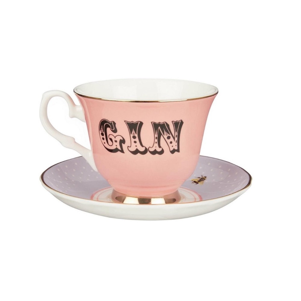 Anthropologie x Yvonne Ellen NWT gin tea cup and saucer set